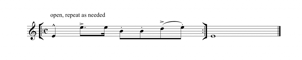 Repeating Pattern 1 Saxworkshop Timing